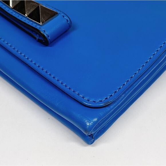 💎✨Authentic✨💎Valentino Garavani Shoulder Bag Blue Leather - Picture 7 of 10